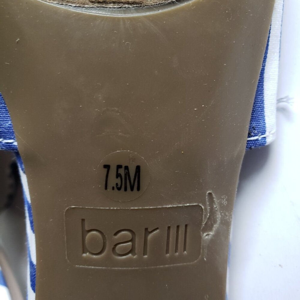 (New) Bar III Janie Slide-On Sandals (Women's 7.5M) - Picture 3 of 8